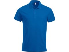 Clique Classic Lincoln S/S Pánské piqué polo z&nbsp;těžké bavlny 67.8244 royal blue