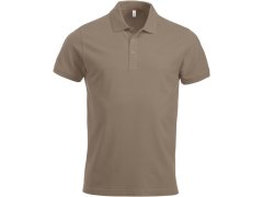 Clique Classic Lincoln S/S Pánské piqué polo z těžké bavlny 67.8244 caffe latte