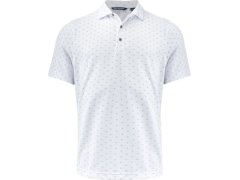 Cutter & Buck Virtue Polo Printed Men Pánské funkční polo "Printed" 68.4432 white