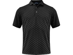 Cutter & Buck Virtue Polo Printed Men Pánské funkční polo "Printed" 68.4432 black