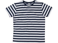 Mantis M 109S Pánské pruhované tričko 70.109S navy/white