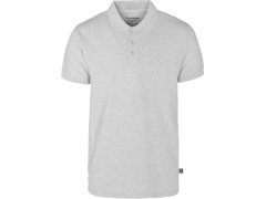 Pure Waste PQM Pánské piqué polo z&nbsp;těžké bavlny 74.0PQM grey melange