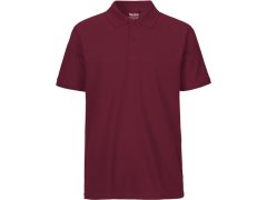 Neutral O 20080 Pánské piqué polo z bio bavlny 77.2080 bordeaux