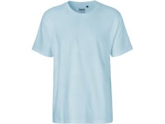 Neutral O 60001 Pánské tričko z&nbsp;těžké bio bavlny 77.6001 light blue