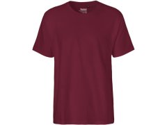 Neutral O 60001 Pánské tričko z těžké bio bavlny 77.6001 bordeaux