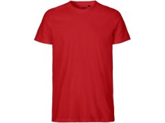 Neutral O 61001 Pánské tričko z bio bavlny 77.6101 red