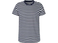 Neutral O 61001 Pánské tričko z bio bavlny 77.6101 white/navy stripe