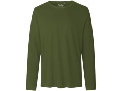 Neutral O 61050 Pánské tričko s dlouhým rukávem 77.6150 military