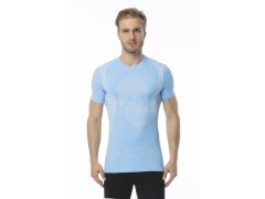 Pánské funkční tričko s krátkým rukávem IRON-IC - Hipster - modrá Barva: Světle modrá, Velikost: