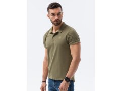 Ombre Polo trička S1374 Olive