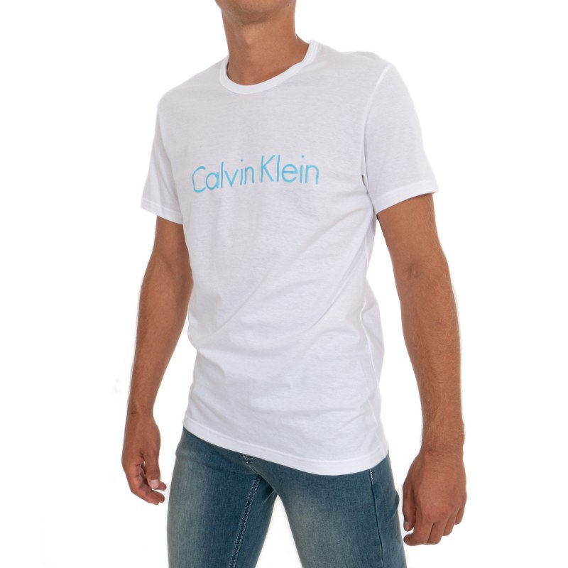 Pánské tričko NM1129E-VBM bílá - Calvin Klein - Pánské oblečení trička