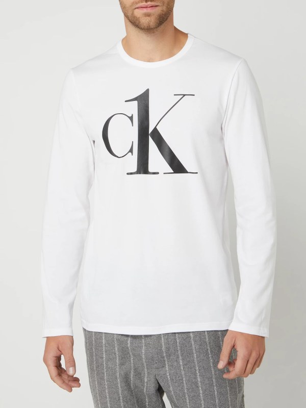 Pánské tričko NM2017E-7UM bílá - Calvin Klein - Pánské oblečení trička