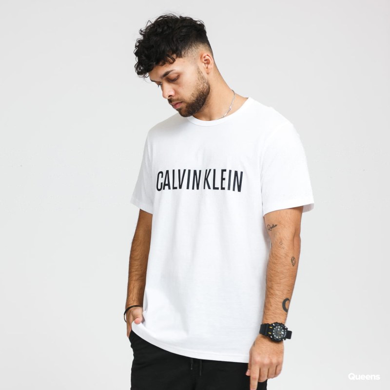 Pánské tričko NM1959E 100 bílá - Calvin Klein - Pánské oblečení trička