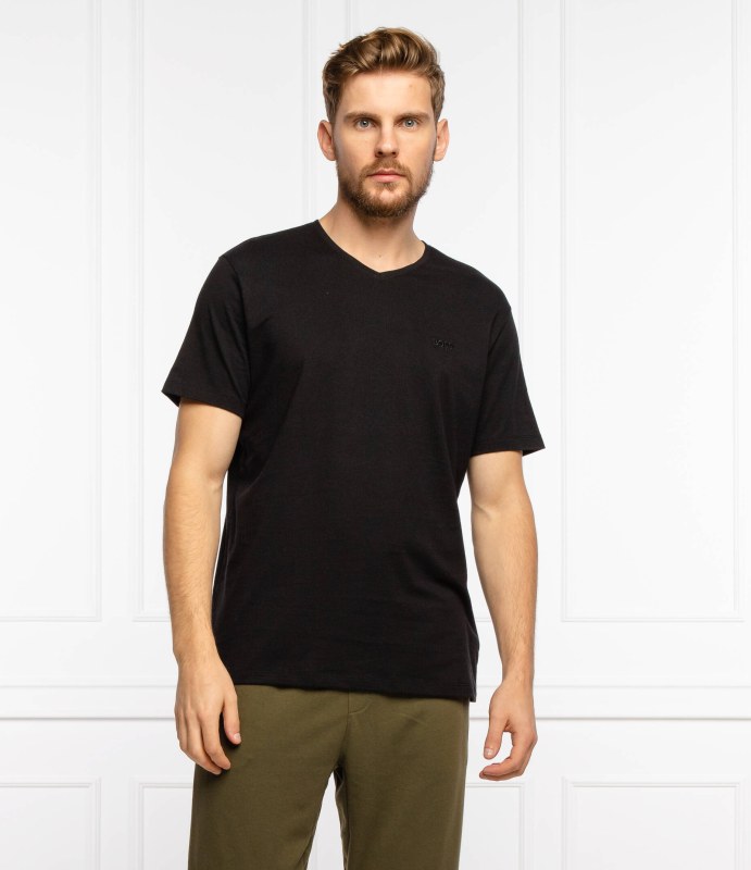Pánské tričko T-Shirt VN 2p CO 50325401 černé - Hugo Boss - Pánské oblečení trička