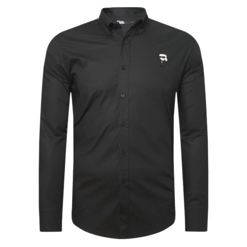 Pánské tričko 605911-534600 černé - Karl Lagerfeld Pánské tričko 605911-534600 černé - Karl Lagerfeld - Pánské oblečení trička