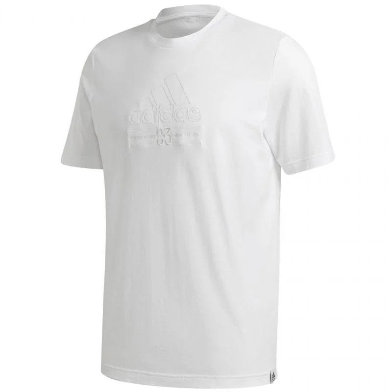 Pánské tričko M BB T GD3844 Bílá vzor - Adidas - Pánské oblečení trička