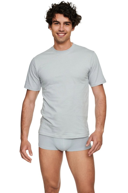 Pánské tričko 19407 T-line grey - HENDERSON - Pánské oblečení trička