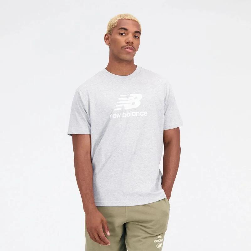 Pánské boty New Balance Essentials Stacked Logo Co M MT31541AG - Pánské oblečení trička