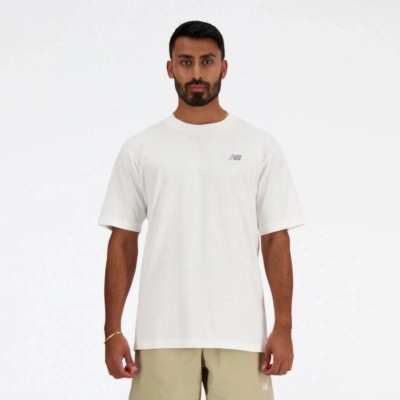 Pánské tričko New Balance Small Logo M MT41509WT - Pánské oblečení trička