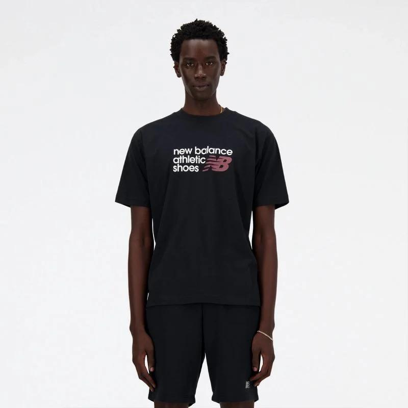 New Balance S/S Značka T-Sh M MT41524BK Tričko