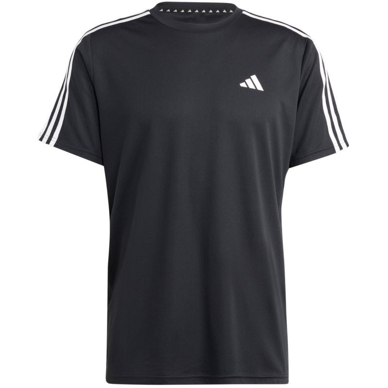 Pánské tričko adidas Train Essentials 3-Stripes Training Tee black IB8150 pánské - Pánské oblečení trička
