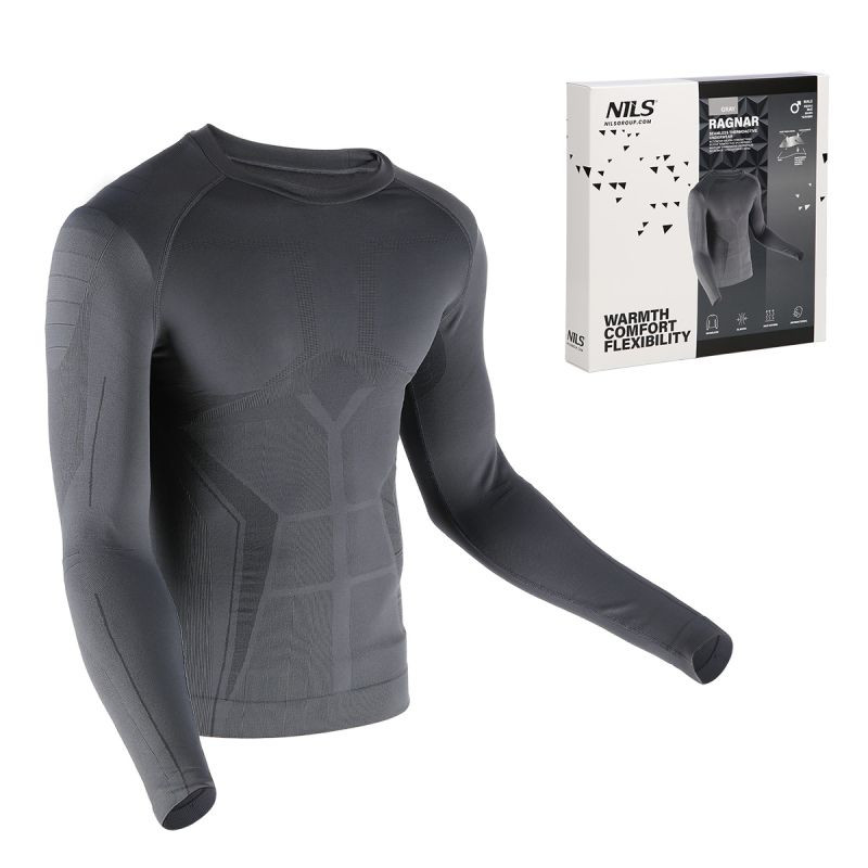 BTK0060 PÁNSKÉ ŠEDÉ TERMOTRIČKO 2XL/3XL RAGNAR NILS