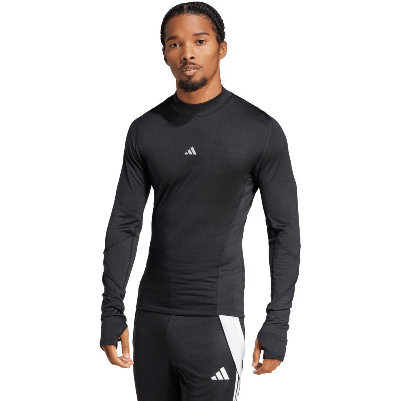 Pánské tričko adidas Techfit Cold.Rdy Longsleeve Tee, černé, JL5623, pánské - Pánské oblečení trička