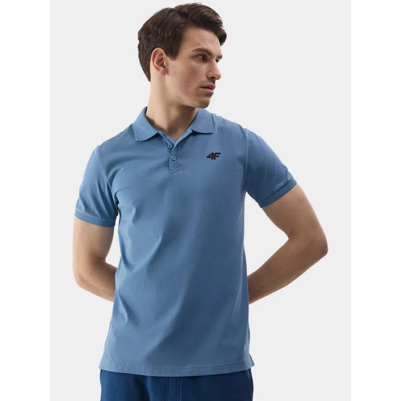 Pánské polo tričko 4F 4FWSS25TPTSM706-32S pro muže