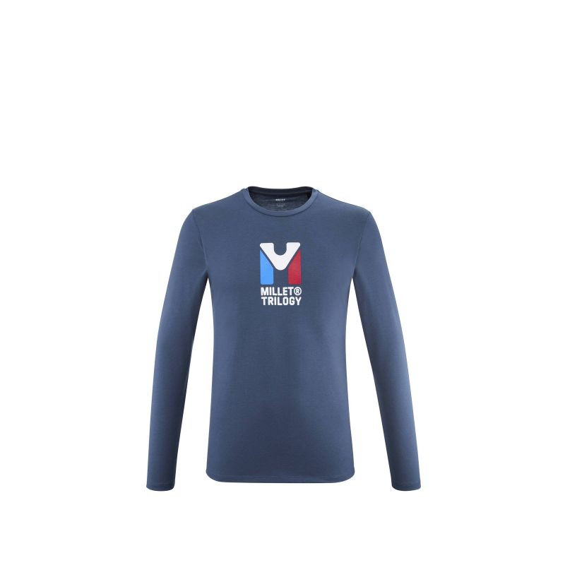 MILLET M Chamonix Tri Ts Ls – pánské tričko v tmavě modré barvě