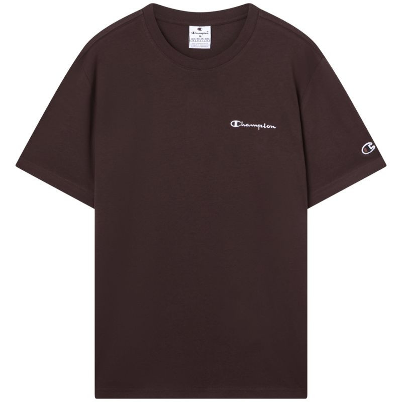 Pánské tričko Champion SS Tee, hnědé, 221798 MS570, pánské
