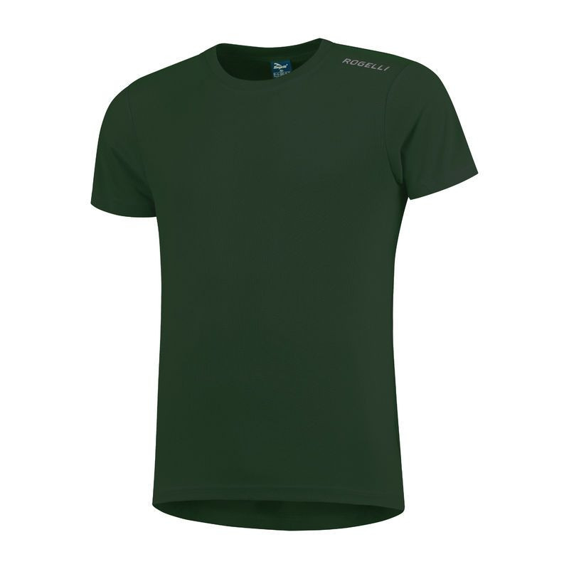 Tričko Rogelli PROMOTION, zelené, velikost 2XL