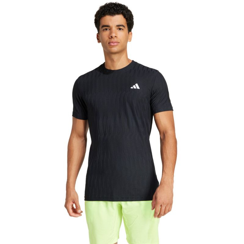 Pánské tričko adidas Tennis Climacool+ AirChill FreeLift Tee black JF8459 pánské
