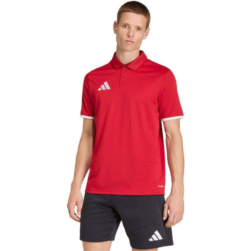 Pánské tričko adidas Entrada 26 Polo červené JZ6664 pánské