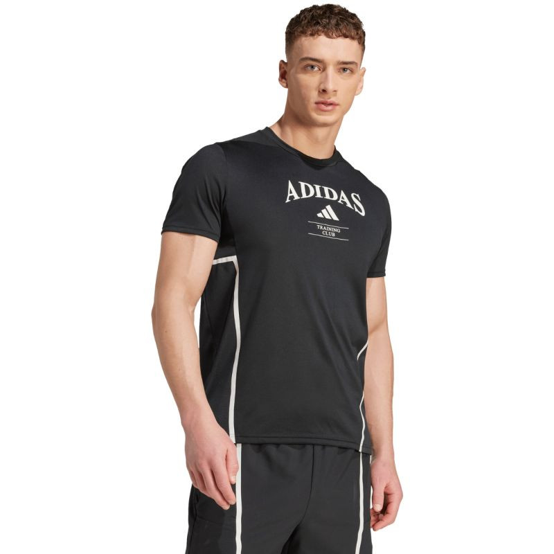 Pánské tričko adidas Designed for Training Legacy Heritage Tee black KA5284 pánské