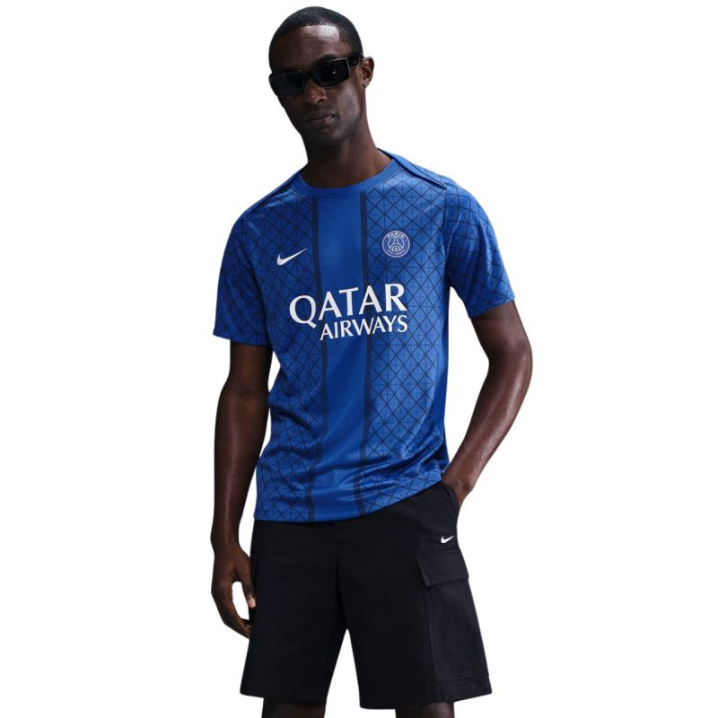 Pánské tričko Nike PSG Academy Pro Home modré HJ7150 406 pánské - Pánské oblečení trička