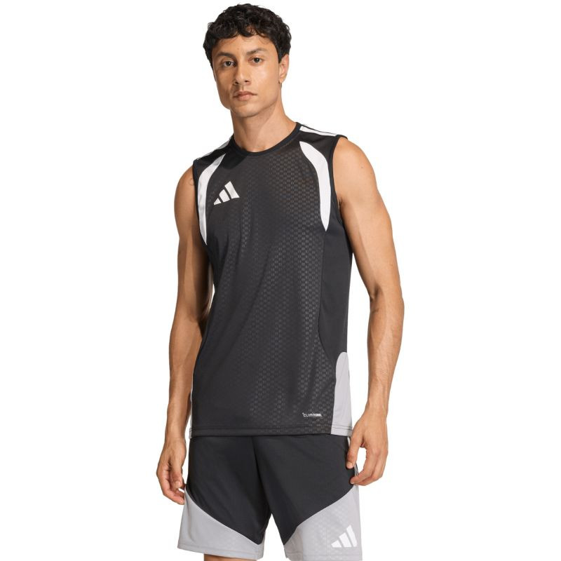 Pánské tričko adidas Tiro 26 Competition Sleeveless Jersey black JX4253 pánské - Pánské oblečení trička