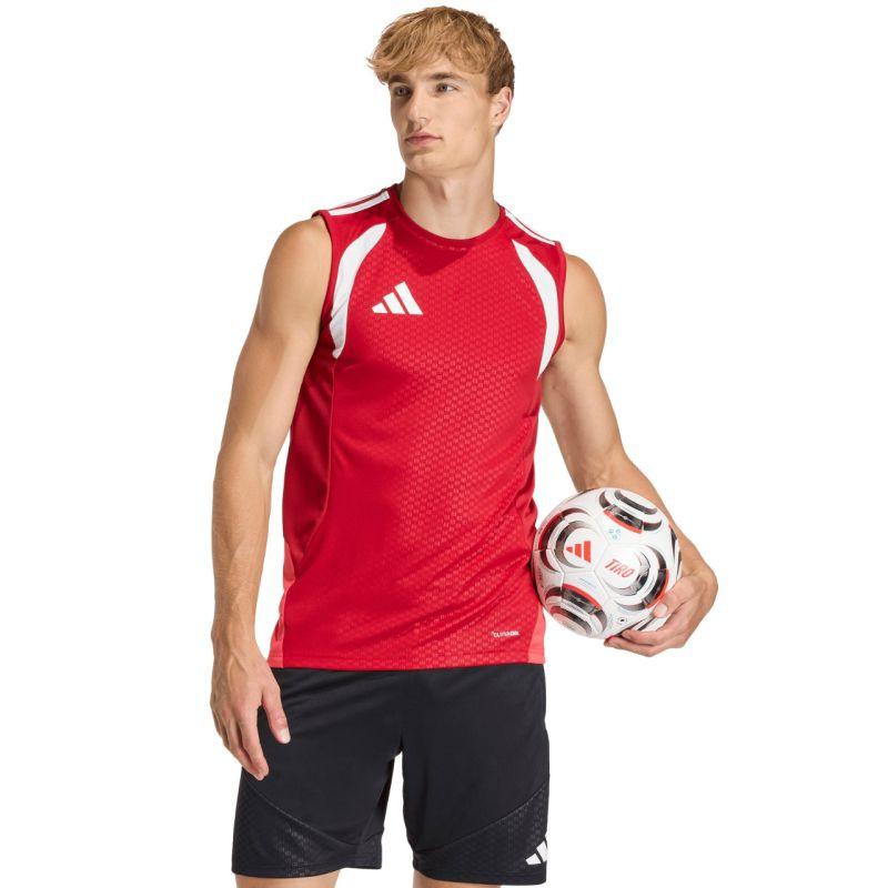Pánské tričko adidas Tiro 26 Competition Sleeveless Jersey červené KA7610 pánské