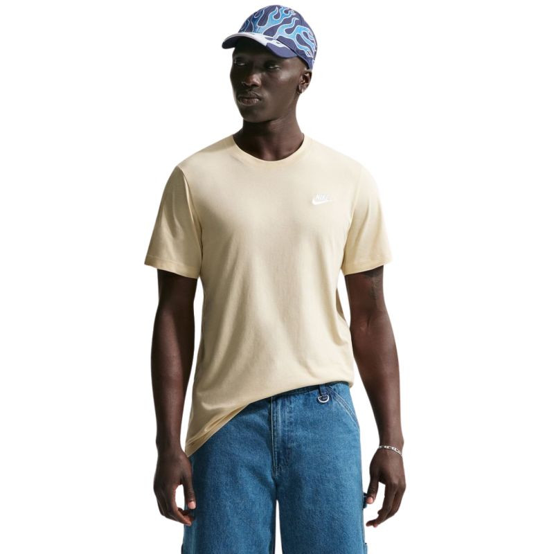 Pánské tričko Nike Club Tee beige AR4997 229 pánské