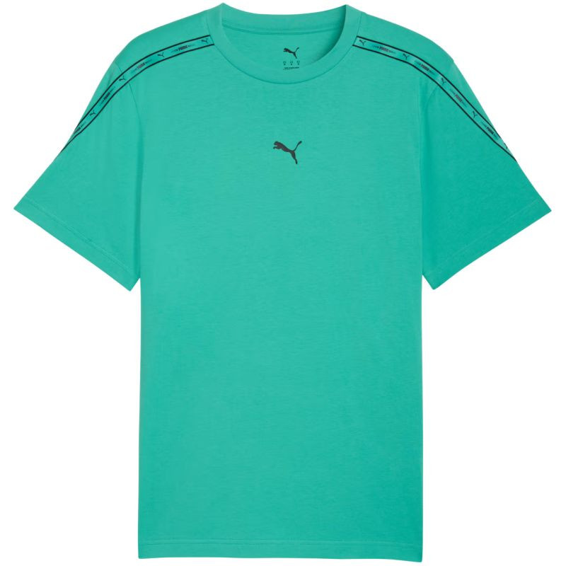 Pánské tričko Puma Tape Tee green 691693 40 pánské - Pánské oblečení trička