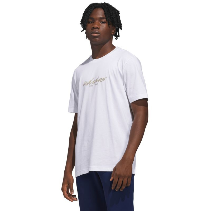Pánské tričko adidas Color Connect Graphic white JZ7546 pánské - Pánské oblečení trička