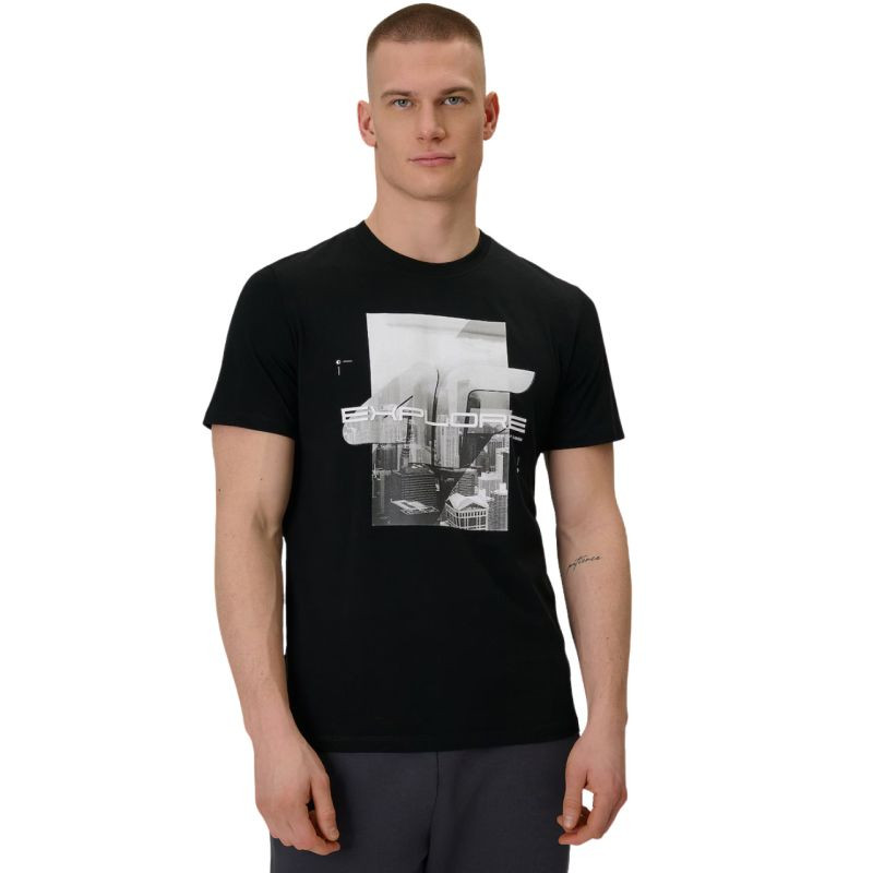 Pánské tričko 4F M2660 deep black 4FWSS26TTSHM2660 20S pánské