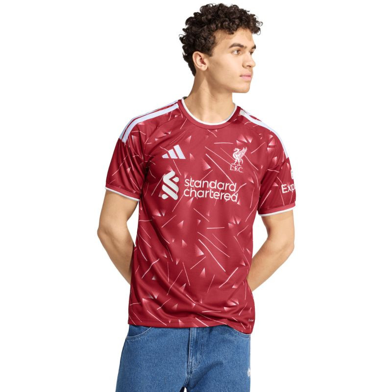 Adidas Liverpool FC pánské tričko 26/27 červené KA6852 pánské - Pánské oblečení trička
