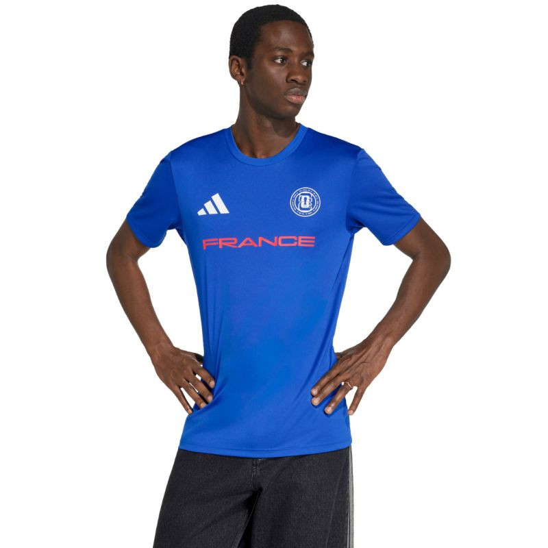 Pánské tričko adidas France 26 Jersey blue KH2312 pánské