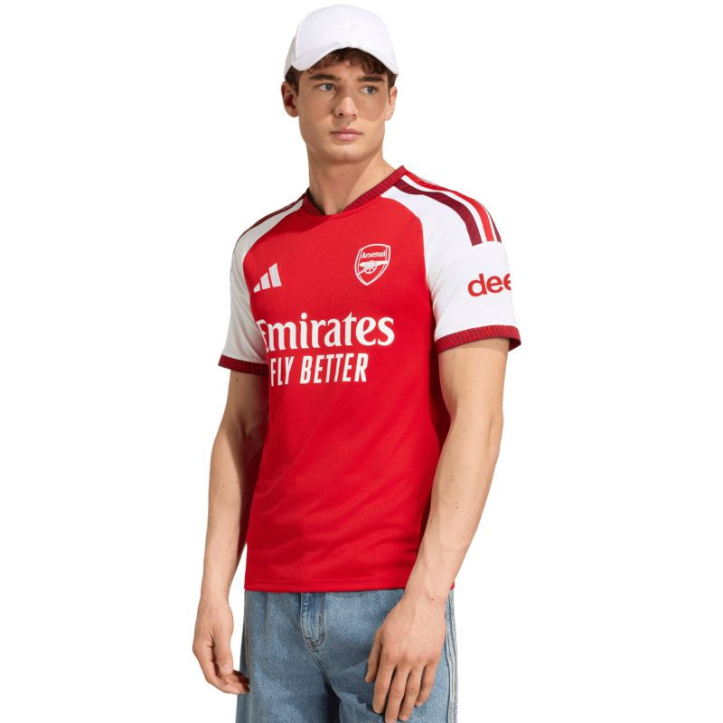 Adidas Arsenal FC pánské tričko 26/27 červené JZ3168 pánské - Pánské oblečení trička