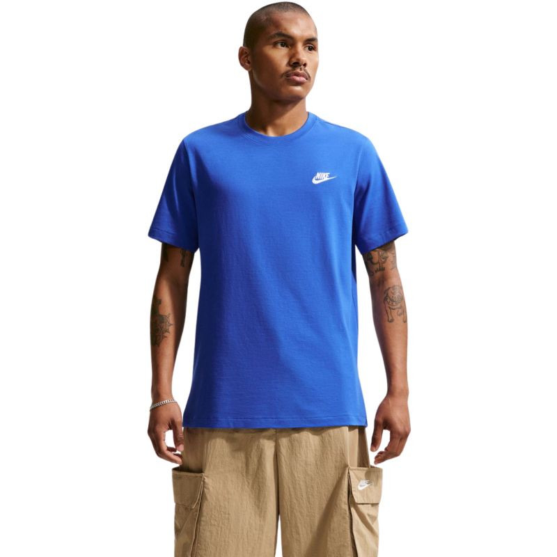 Pánské tričko Nike Club Tee blue AR4997 480