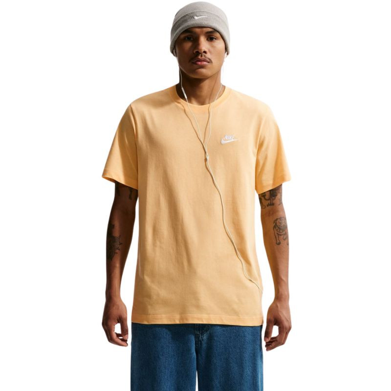 Pánské tričko Nike Club Tee orange AR4997 795 pánské