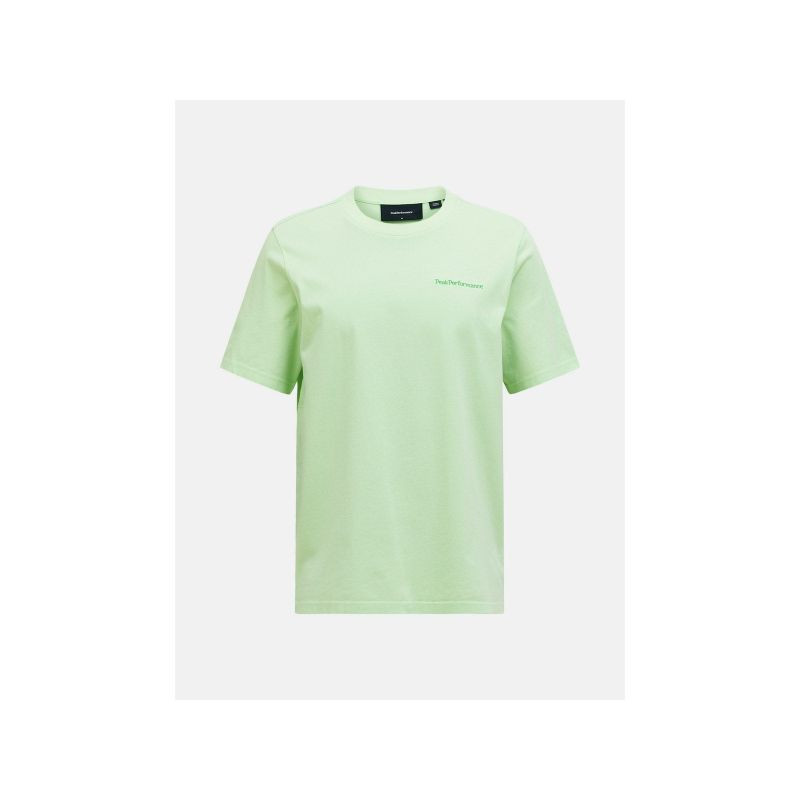 Tričko PEAK PERFORMANCE Original Small Logo Tee Men, zelené - Pánské oblečení trička