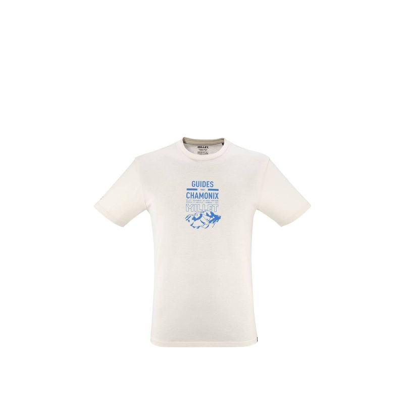 Pánské tričko MILLET Cdg Chamonix Logo Ts Ss M, béžové