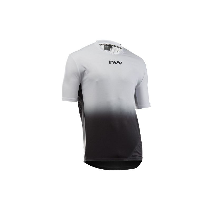 Cyklistické tričko NORTHWAVE Edge 2 Jersey S/s, šedé - Pánské oblečení trička