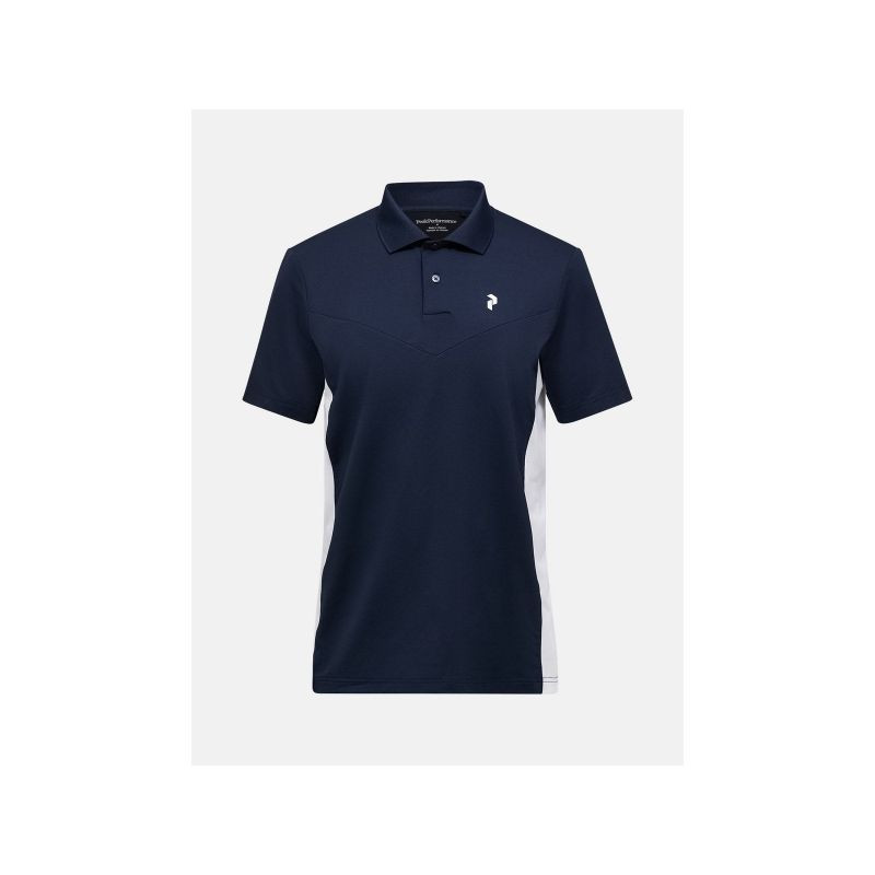 Pánské tričko PEAK PERFORMANCE M Swift Polo, barva tmavě modrá - Pánské oblečení trička